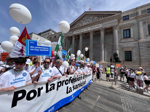 Pasando por el Congreso de los Diputados